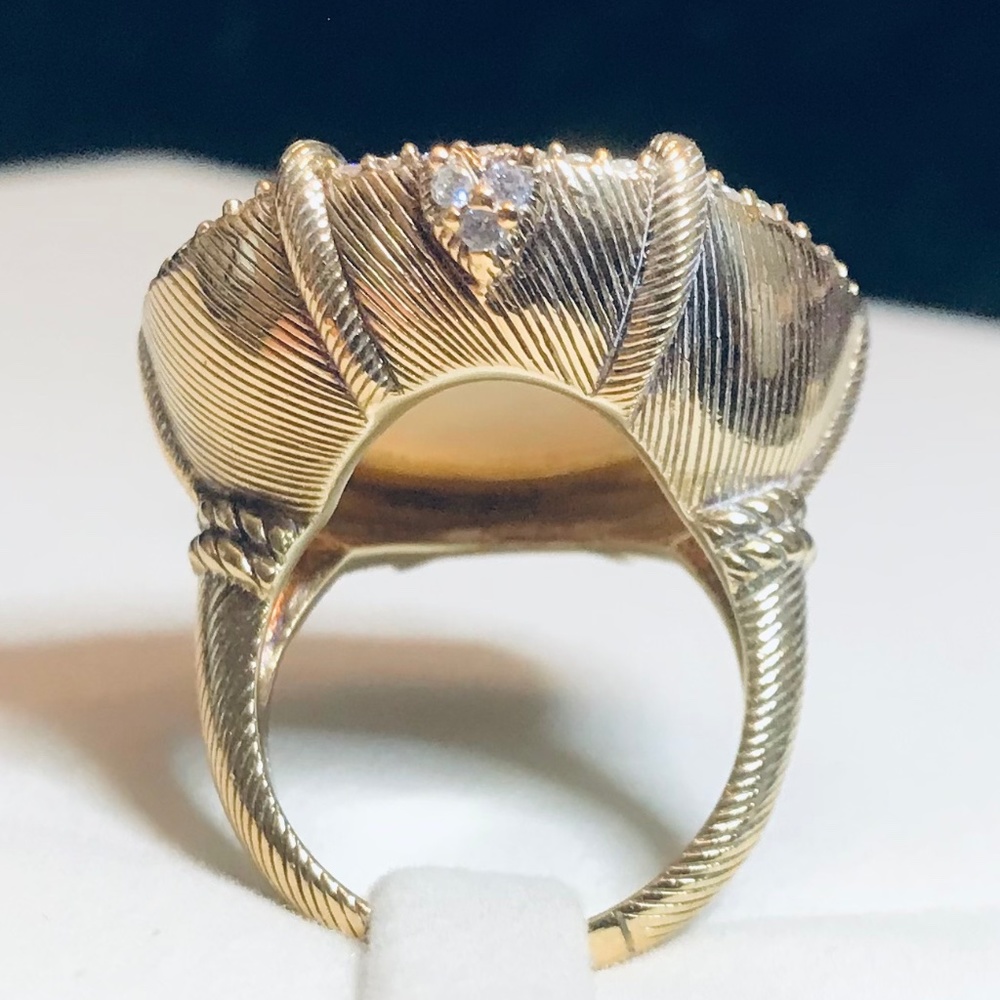 Judith Ripka Eclipse Doublet Ring - Picture 3 of 10